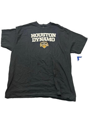 Houston Dynamo MLS Black T Shirt Mens 2XL